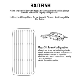 UPG Baitfish Foam fly box