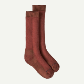 HW Merino Wool Blend Knee Socks - potters red