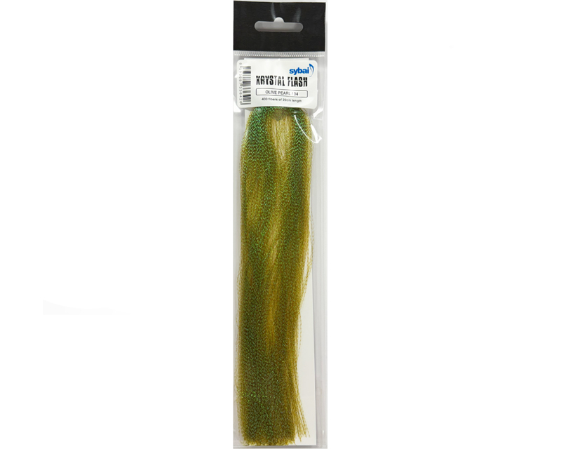 Krystal Flash Hair - olive pearl