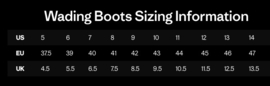 Foot Tracktor Wading Boots - sticky rubber 11