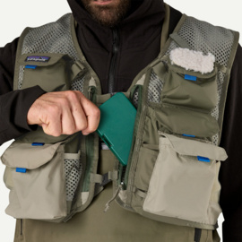 Stealth pack fishing vest L - river rock green