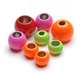 Hot beads - brass 4.5mm chartreuse