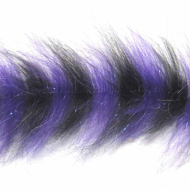 Polar fibre streamer brush 3" - purple/black