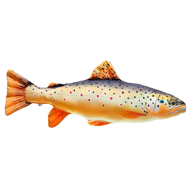 Brown trout pillow - 62cm