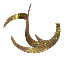 Pike Tails Tarragon XL - holo gold