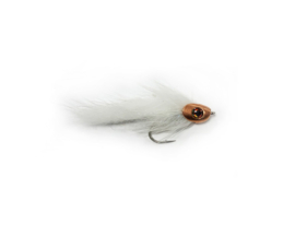 Mink fish head - white