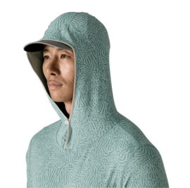 M's Tropic Comfort Natural Hoody - sea run blue sage