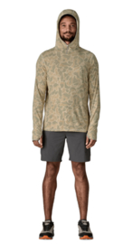 M's Tropic Comfort Natural Hoody - coastal edge natural