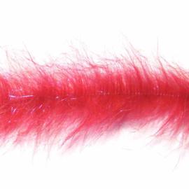 Polar fibre streamer brush 3" - red