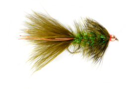 Shimmer Bugger olive & grizzly