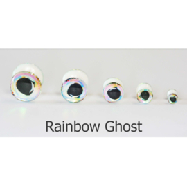 Light weight dumbell eyes - rainbow ghost 4mm