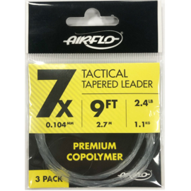 Tactical tapered leader 7X - 3 pack