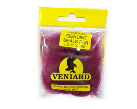 Genuine Seals Fur dubbing - light claret