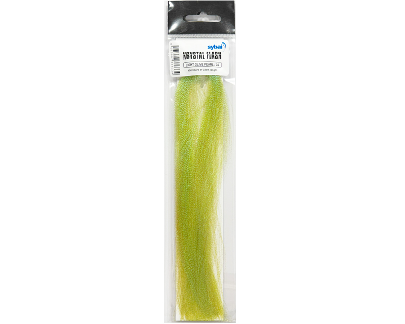 Krystal Flash Hair - light olive pearl