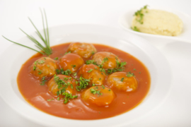 Portie Balletjes in tomatensaus