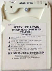 8-track Jerry Lee Lewis – Original Golden Hits - Volume 1 - Sun  SUN-T-102