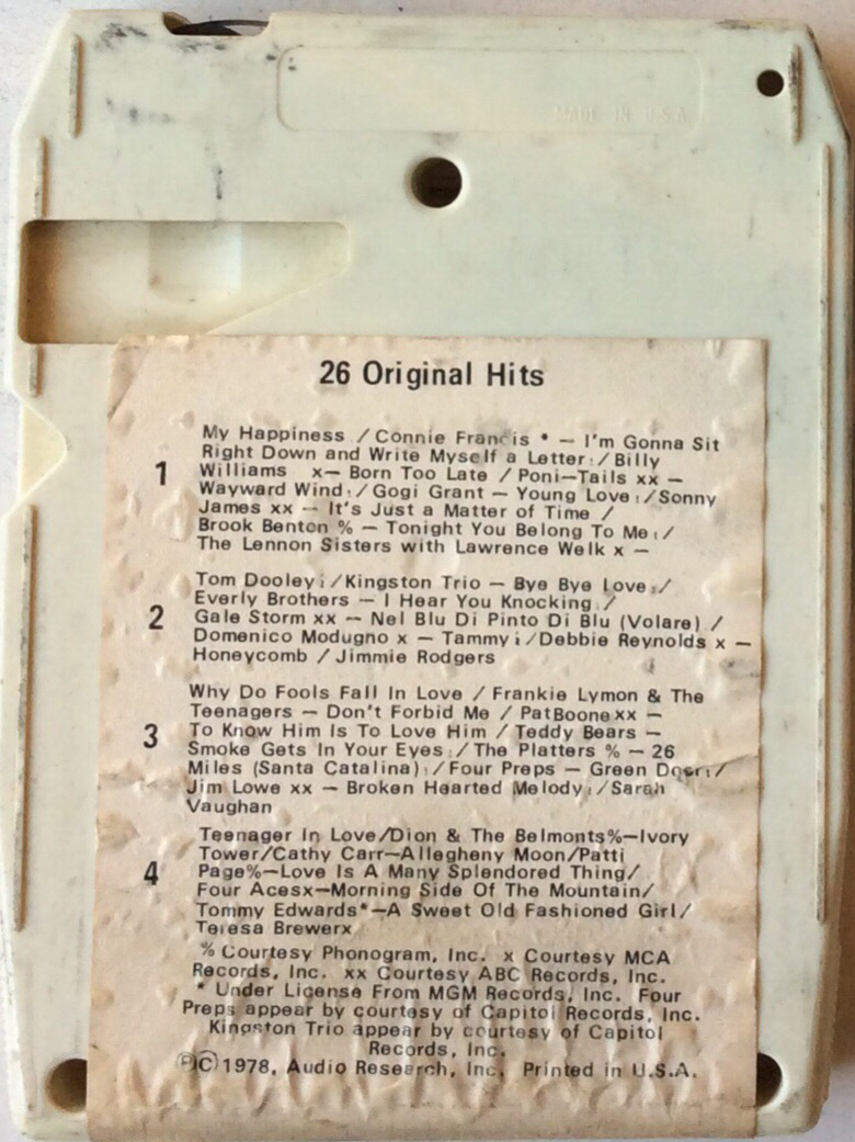 Various Artists – 26 Original Hits - Sessions ARI - 8 1006