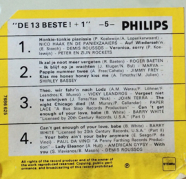 Various Artists - De 13 beste + 1 *  5 -   Philips 7788.625