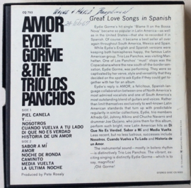 Eydie Gorme & The Trio Los Panchos – Amor - Columbia CQ 793  7 ½ ips, 4-Track Stereo