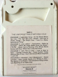 Nat King Cole - The unforgettable Nat King Cole  Tape 2 - Readers Digest RD8-5556