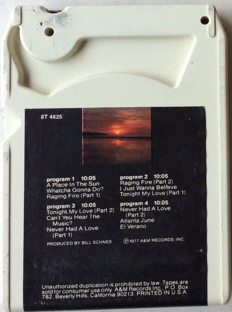 Pablo Cruise - A Place in the Sun - 8T-4625