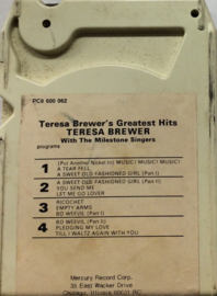 Teresa Brewer & The Milestone Singers - Teresa Brewer's greatest hits - PHILIPS 600-062/ S103820
