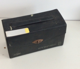 8-track opberg koffer - 8-track case - 10 tapes black