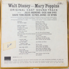 Mary Poppins Original Cast track - Buena Vista Records ‎– BVC 4026 Reel-to-reel