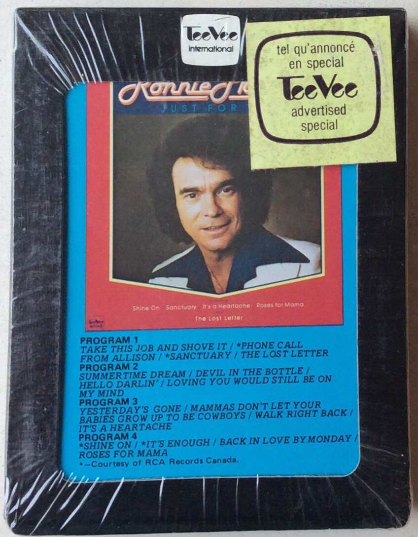 Ronnie Prophet – Just For You -  Tee Vee Records Inc.  TA8 - 2004 SEALED