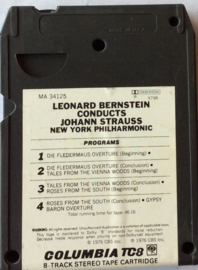 Leonard Bernstein, New York Philharmonic – Johann Strauss - Tales From The Vienna Woods - Columbia MA34125