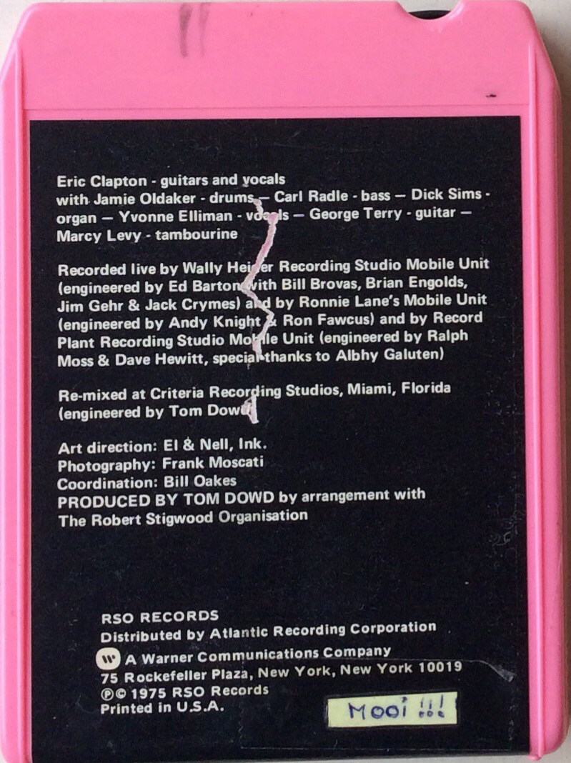 Eric Clapton - E.C. Was here - RSO TP 4809