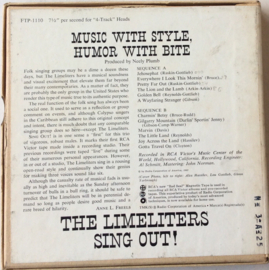 The Limeliters – Sing Out! - RCA Victor – FTP-1110 7 ½ ips ¼" 4-Track Stereo