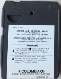 Sérgio & Eduardo Abreu, English Chamber Orchestra, Enrique Garcia Asensio - Castelnuovo-Tedesco& Santórsola – 2 Concertos For 2 Guitars Columbia Masterworks MAQ 322