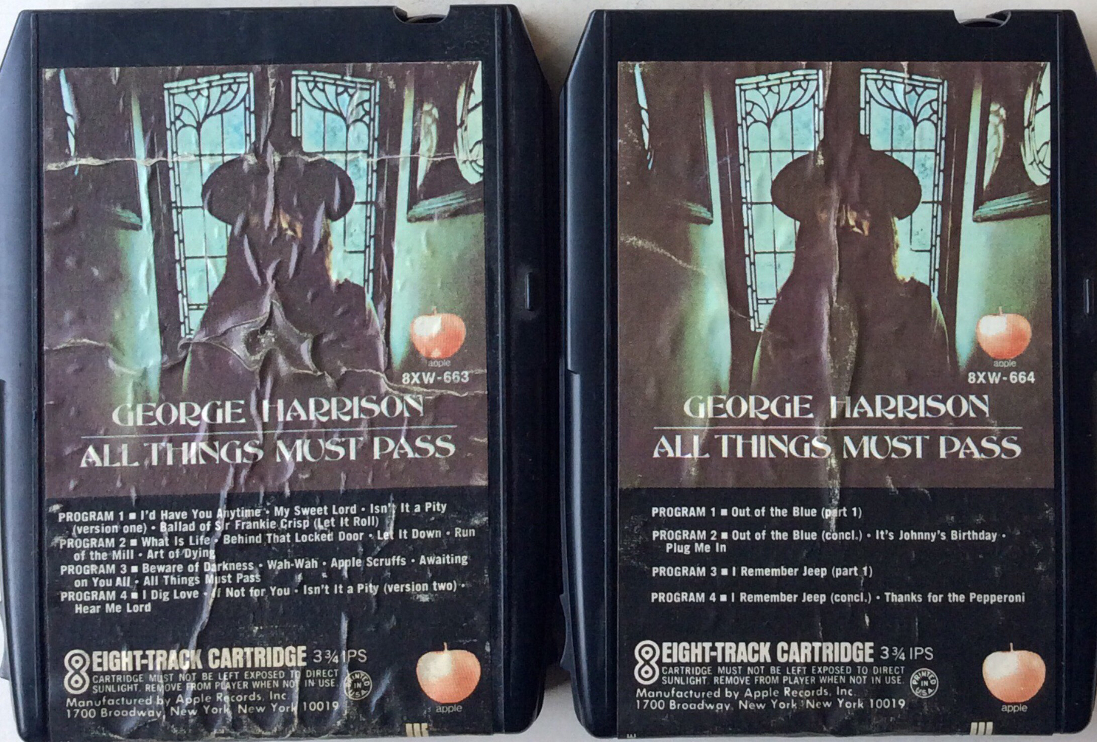 George Harrison – All Things Must Pass - Apple Records 8XW 663, 8XW 664