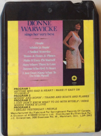 Dionne Warwicke - Sings Her Very Best - Springboard 8T-SP-4002