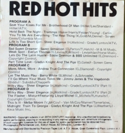 Various Artists – Red Hot Hits Various - Pye International  Y8P 28223