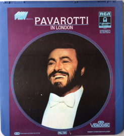CED Videodisc PAL / UK  Pavarotti in London (1982)  33053
