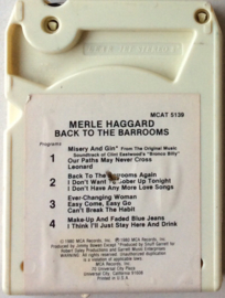 Merle Haggard – Back To The Barrooms - MCA Records MCAT 5139  S133558