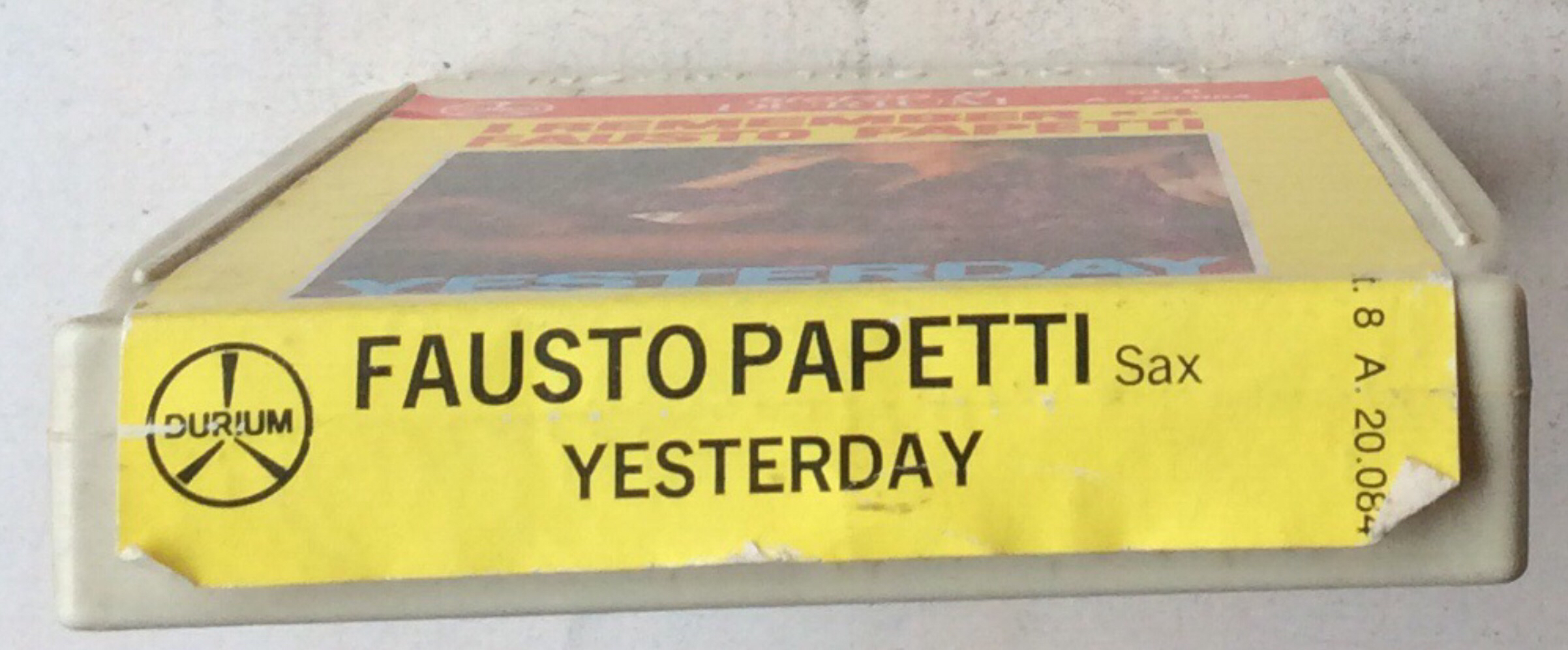 Fausto Papetti – I Remember N° 4 (Yesterday) -  Durium St. 8 A. 20.084