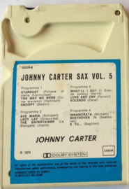 Johnny Carter  – Johnny Carter Sax  Vol. 5 - Ampex 30209-8