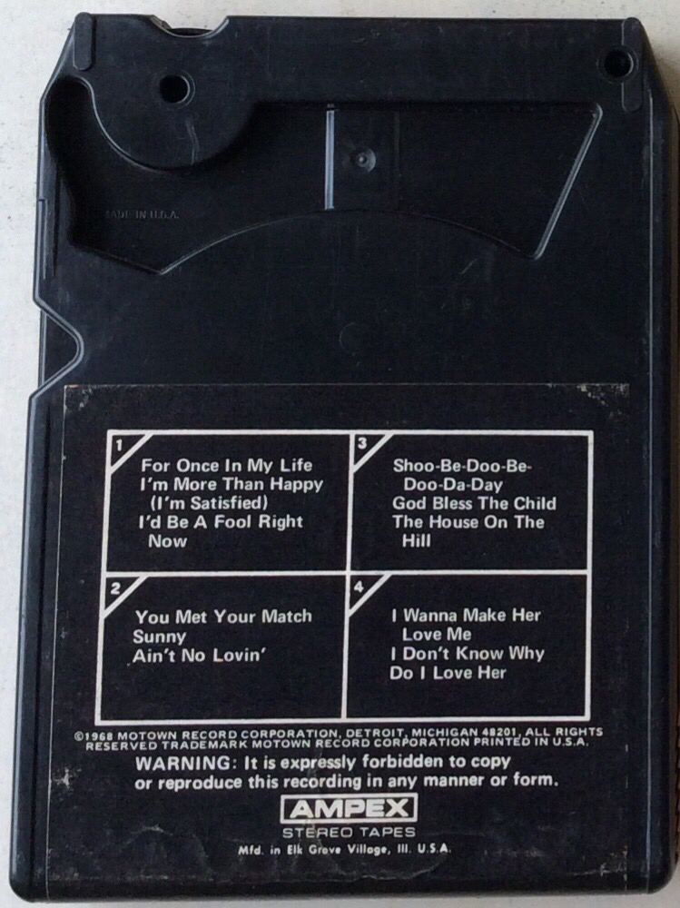 Stevie Wonder – For Once In My Life - Tamla  TAM M 8291