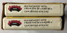 40  Fantastic Hits From The 50's and 60's Arcade Records ADE CA1 & ADE CA2