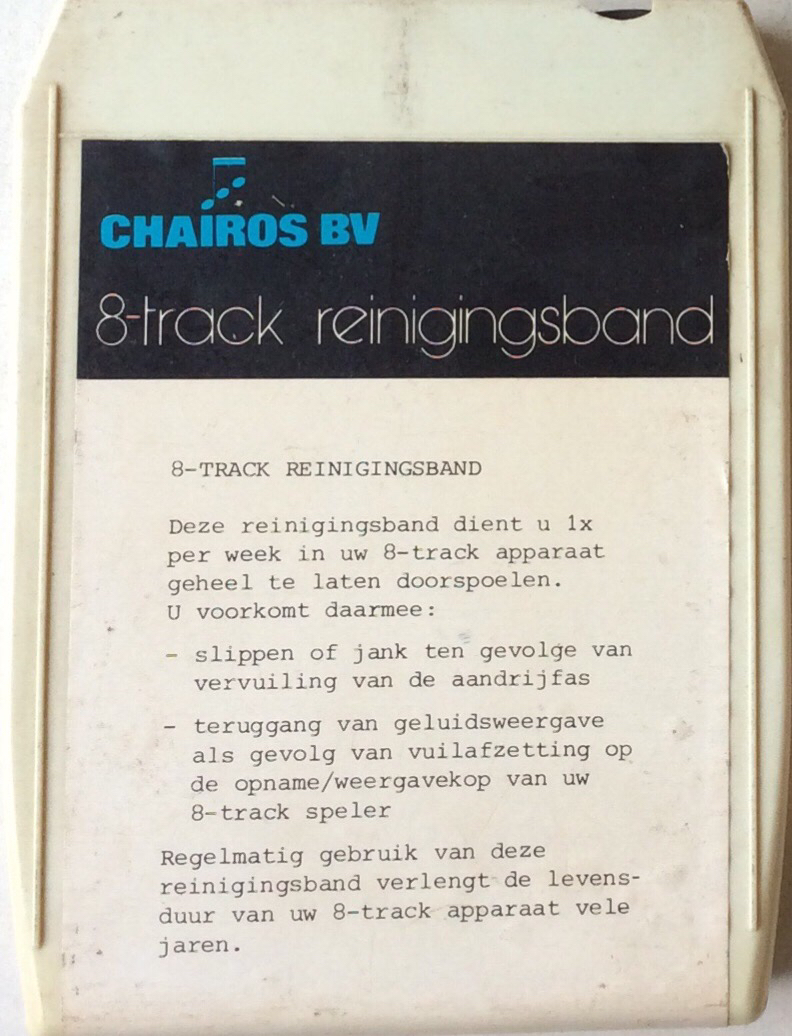 8-track Cleaning Cassette Chairos B.V.