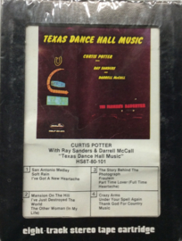 Curtis Potter With Ray Sanders & Darrell McCall - Texas Dance Hall Music - Hillside HS8T-80-101 SEALED