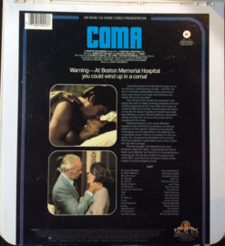 CED Videodisc PAL/UK - Coma  - MGM/ UA  40013