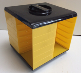 8-track Cartridge Holder Carrousel 24 tapes Geel