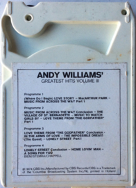 Andy Williams - Greatest Hits Vol 3 - CBS 42-65975