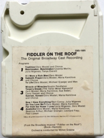 Fiddleron the roof - Original Broadway  cast recording - RCA O8S- 1005