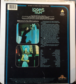 CED Videodisc PAL/UK - Logan's Run  - MGM/ UA  40082
