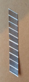 Aluminium schakelfolie - 10 op strip